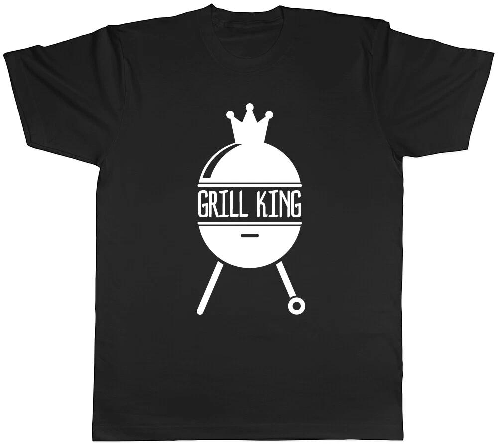 Mens Grill King BBQ Barbecue T-Shirt Tee XXL
