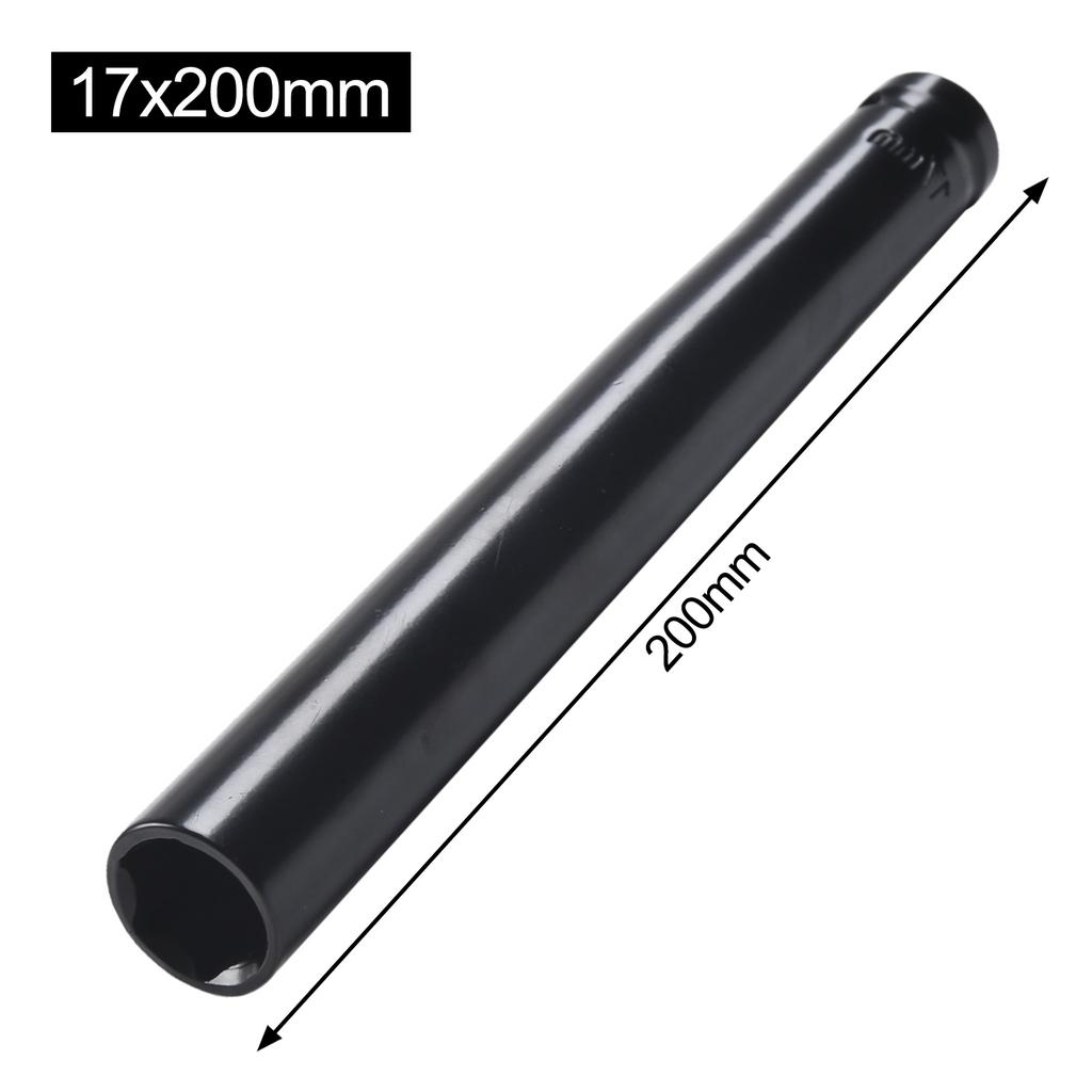 1pc 200mm Wrench Socket 1/2 Drive Deep Wrench Socket 14-32mm Adapter Nuts Driver Removal Tool For Spanner Converter