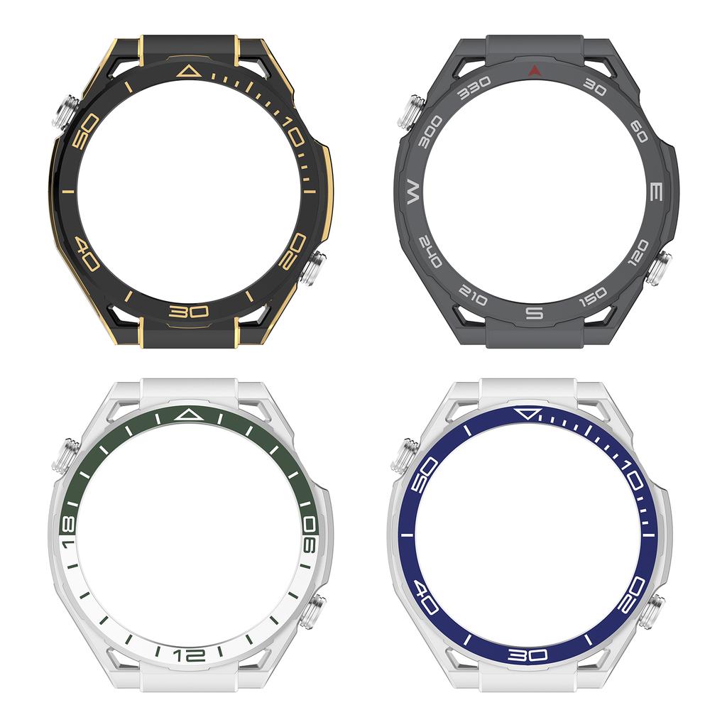 Skyddande Klockfodral Ram Ihålig Stötfångare Fodral Skydd Ihålig Klockram Stötfångare för Huawei Watch GT6 Pro 46mm Tillbehör