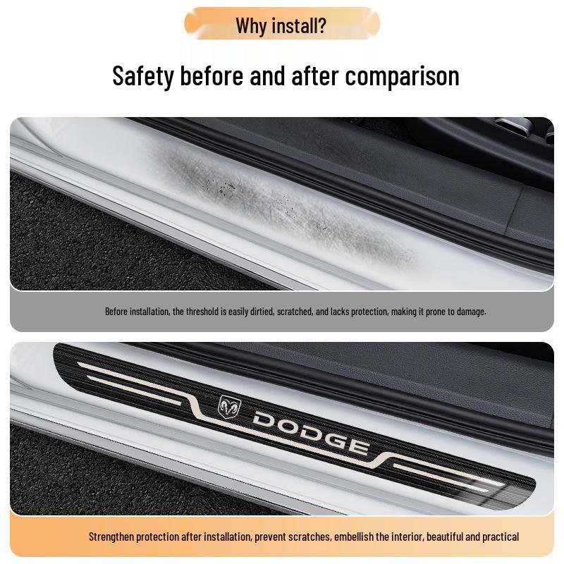 Dodge Journey Caliber Avenger Ram Sebring Challenger Door Sill Protector