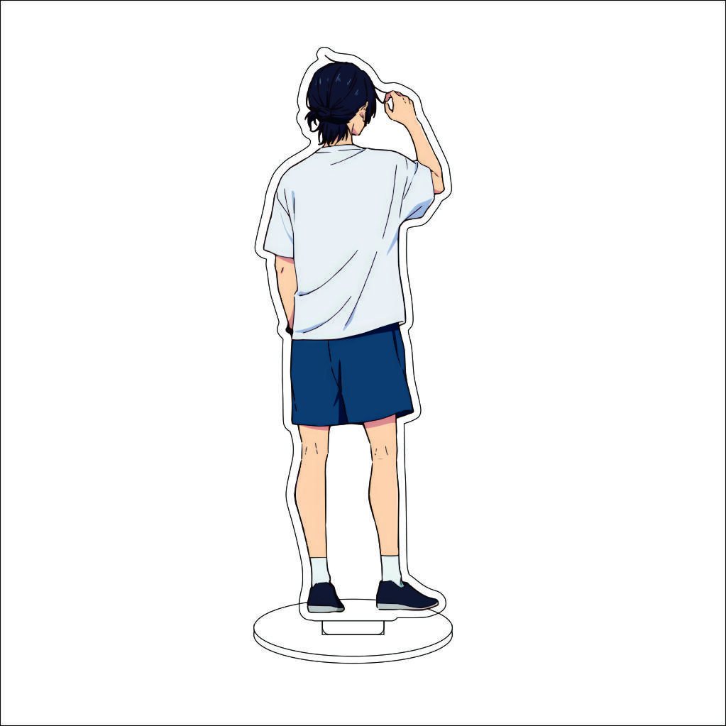 16CM Anime Summer Time Rendering Cosplay Acrylic Stand Ornaments Southern Hizuru Kofune Ushio Figure Stand Halloween Gifts