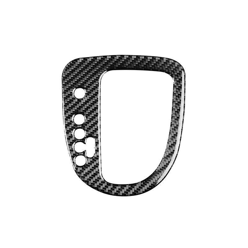 For Seat Leon 2005 2006 2007 2008 2009 2010 2011 2012 Car Soft Carbon Fiber Interior Accessories Gear Shift Panel Trim