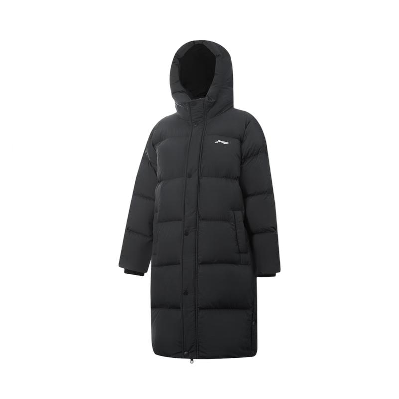 Li-Ning Youth Unisex Long Hooded Down Jacket S