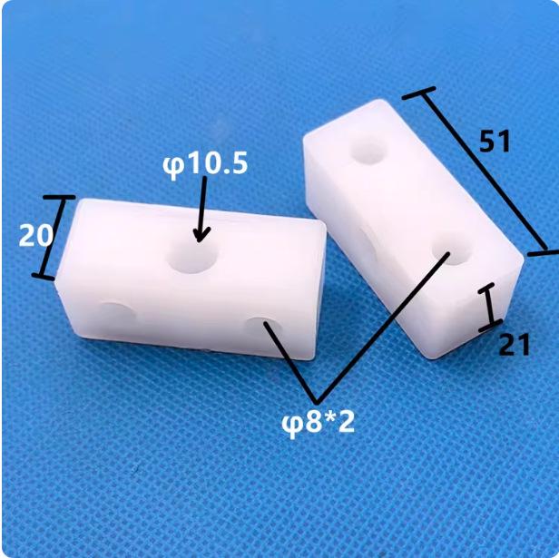 Stütz- und Kollisionsschutzschieberblock aus Nylonpolymer