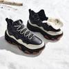 Anta Flowing Glow Fleece Comfortable Trendy Versatile Wear Resistant Warm Low Top Dad Shoes Men sneaker Black 112548953-2