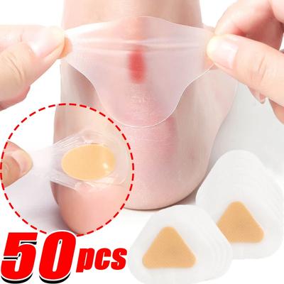 10/30/50Pcs Silicone Gel Shoes Stickers Pain Relief Patch Liner High Heel Sticker Feet Care Adhesive Hydrocolloid Pads Cushions