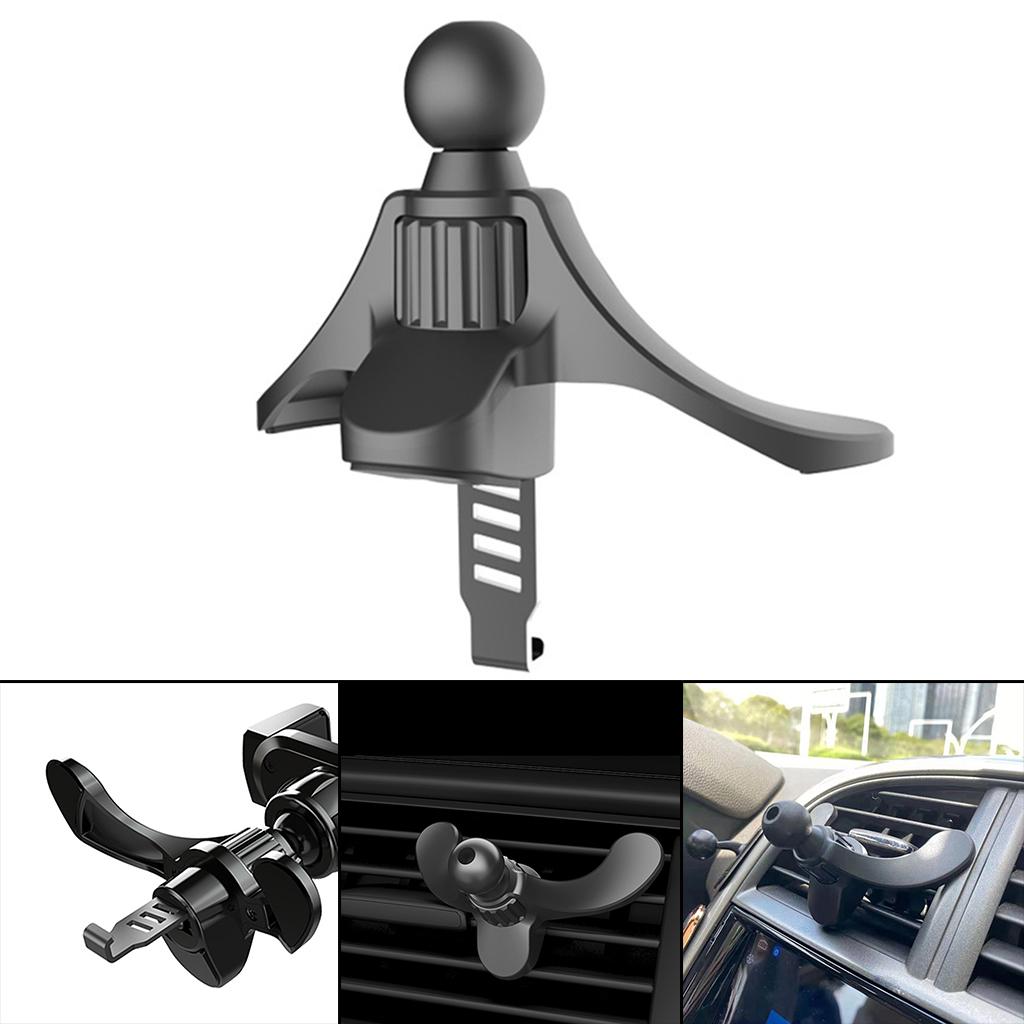 Y Type Car Phone Driving Bracket Stable Holder 360 Degrees Rotation Black