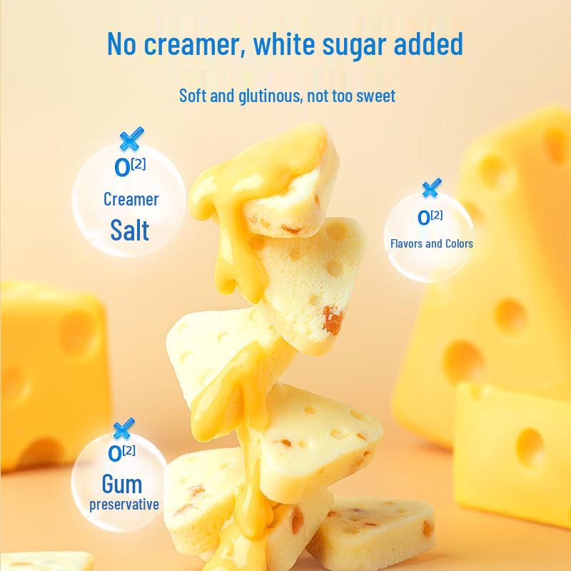 Little Deer Blue Blue Prebiotic High Calcium Peach Cheese Triangles