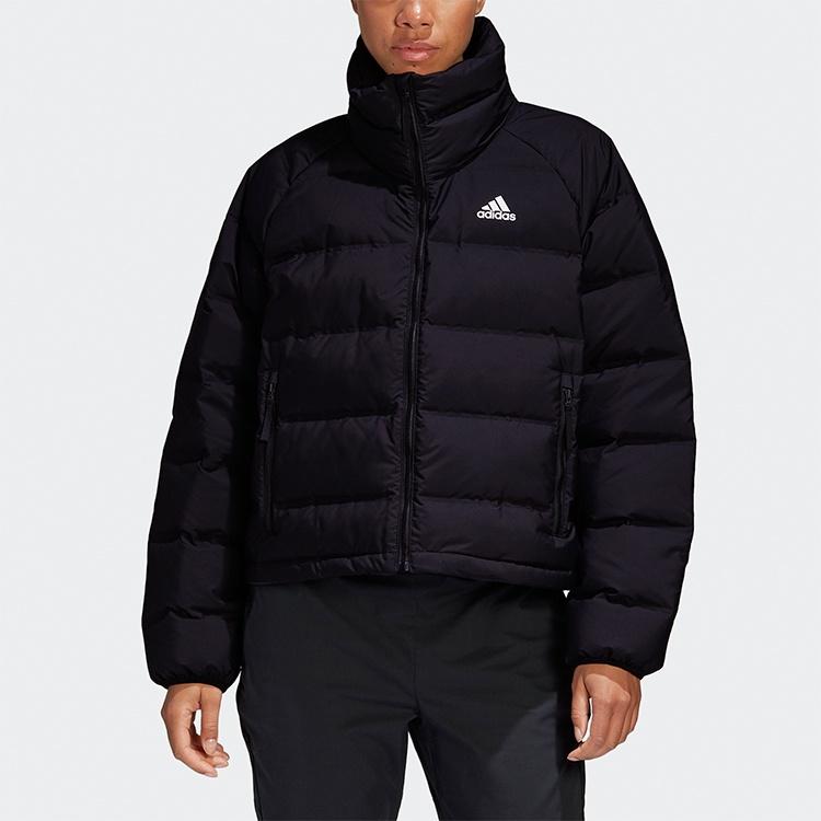 (WMNS) adidas Helionic Relaxed Fit Down Jacket 'Black' Women's FT2563