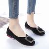 Fashion Square Toe Slip-on Shoes for Women Low Heel Elegant Woman Flats Casual Popular Fashionable Price Shoe Spring Chic Point Stylish