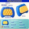 Quick Push Bubbles Game Console, Button Puzzle, Decompression Breakthrough Puzzle Game Machine,Hand Eye Coordination Game