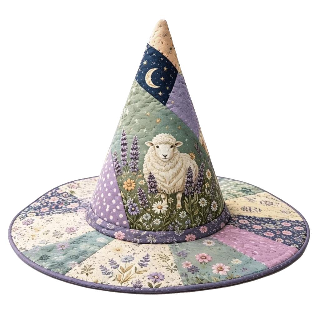 Vintage Halloween Witch Hat Wide Brim Festival Hat Gothic Party Hat Cosplay Party
