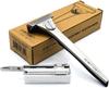 Parker Injector Razor Replacement Blades Adjustable Dial for Blade Exposure Stainless Steel Razor for Men (Single Blade/20 Included) (Smooth/Close