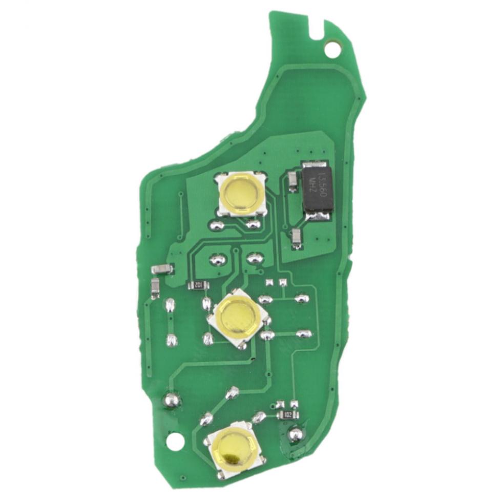 Clé Télécommande Vierge Peugeot 208 2008 308 – À Programmer – Compatible 2013-2017 – ID46 433 MHz – Vendue Avec Transpondeur