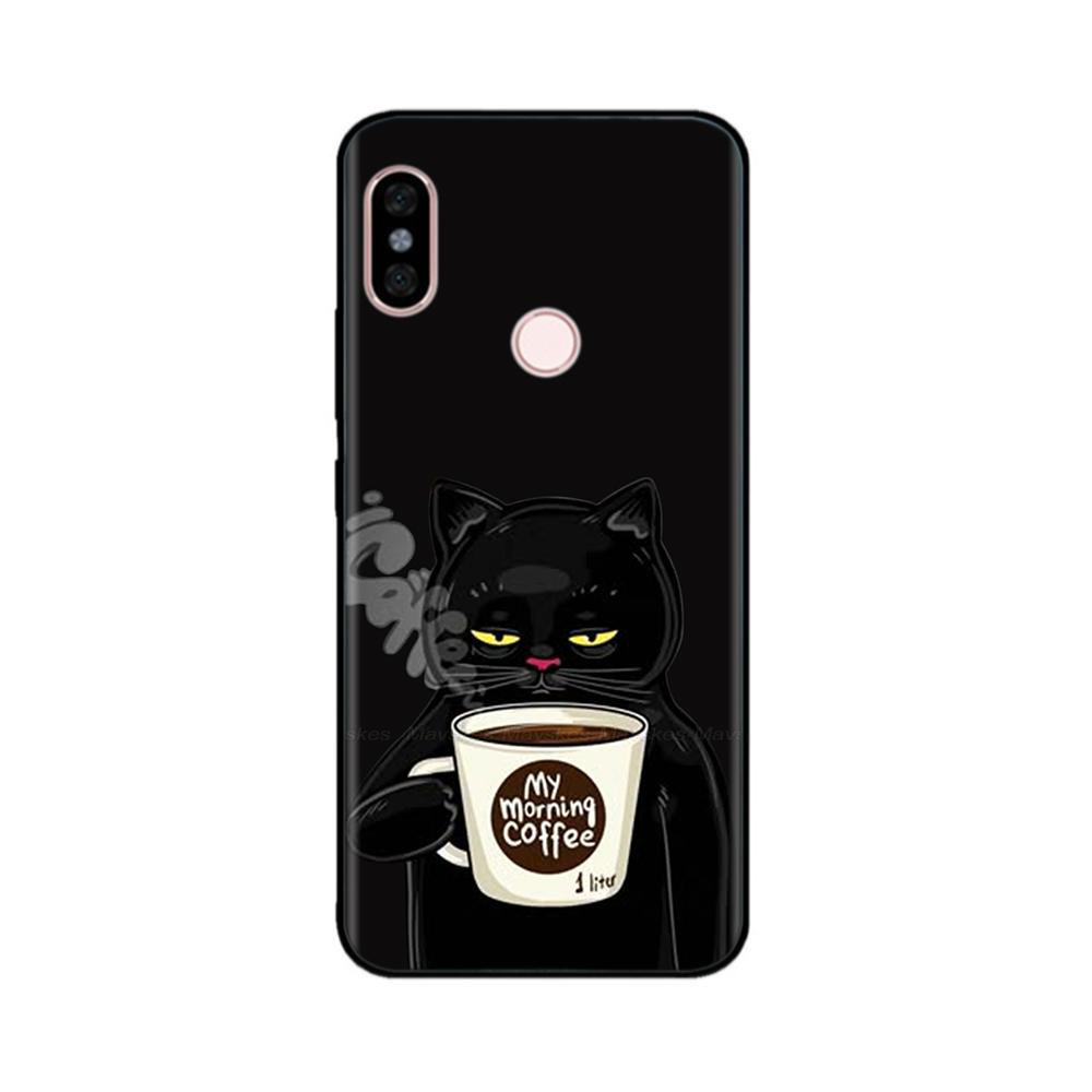 Luxury Case For Redmi Note 5 Pro Patterned Full Protection Soft Liquid Silicone Cartoon Cover For Xiaomi Redmi Note 5 Pro Note5