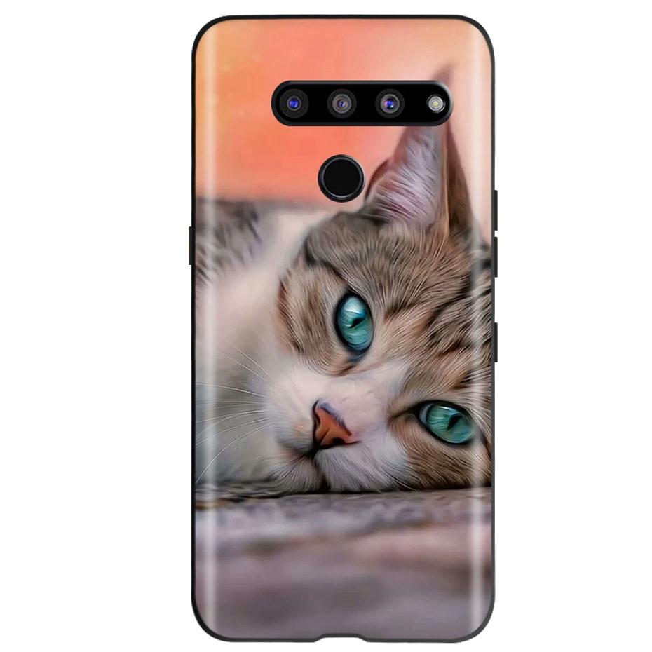 For LG V50 ThinQ 5G Case Fashion Pattern Soft Silicone TPU Phone Case For LG V50S ThinQ 5G V50 50S V500N V450 V510N Funda