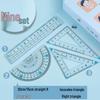Newcomer 0.01 Anti-Myopia Eye Protection Dual-Scale Ruler for Students, 15cm & 20cm
