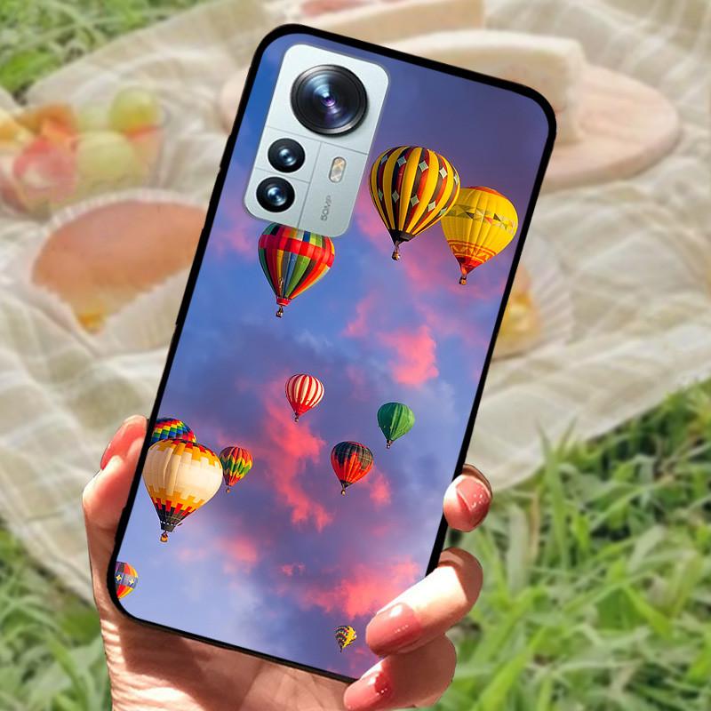 For Xiaomi Mi 12 Case 12X 12S Soft Silicone Cartoon Painted Phone Cover For Xiaomi 12 Pro Case 12S PRO Shockproof Coques Bumper