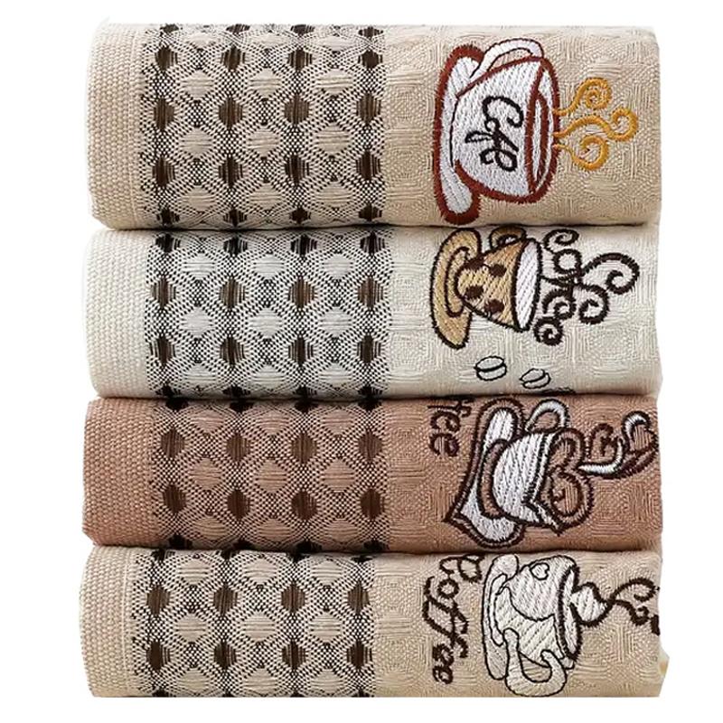 

4Pcs Premium Kitchen Towels Super Absorbent Reusable Cleaning Cloths Set for Home Kitchen Bathroom Use