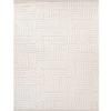 Living Room Rug with Geometric Relief Ecru 160x230