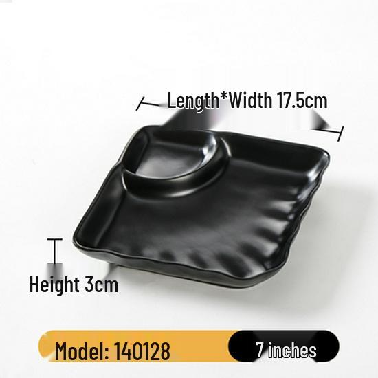 Melamine Plate: Imitation Porcelain Dinner & Snack Plate for Restaurants & Bars