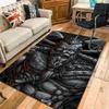 Imposing Viking Warrior Rug Floor Mat for Living Room or Bedroom Soft and Comfortable Carpet a Gift for Birthday and Holiday.NFF0928202