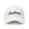 MALBON GOLF New Side Panel Ball Marker Ball Cap Ivory
