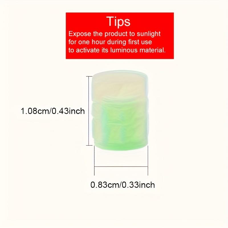 [40pcs Luminous Valve Caps] 40pcs Glow In The Dark Luminous Tire Valve Caps | for Cars, Motorcycles, Bicycles, Fluorescent Car Wheel Decoration