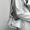 High-end Fashionable Silver Small Bag for Women 2024 New Versatile Chain Shoulder Underarm Bag Crossbody Bag Trendy