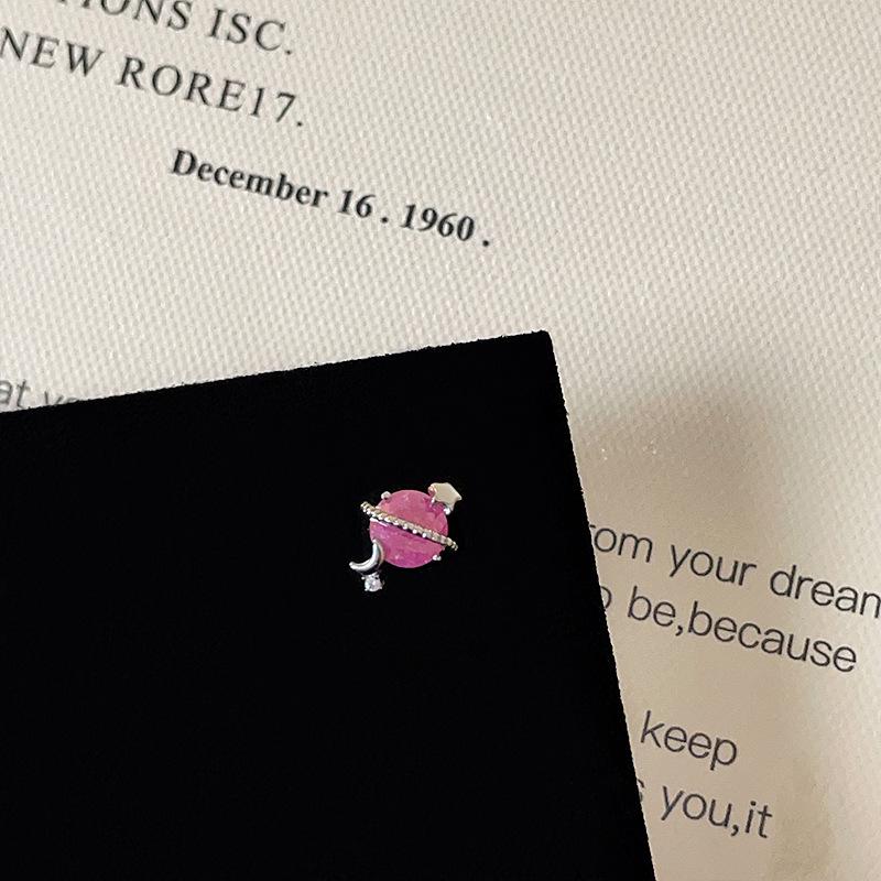 Pink Zircon Bowknot Heart Screw Stud Earrings - Versatile and Sweet Women's Ear Jewelry