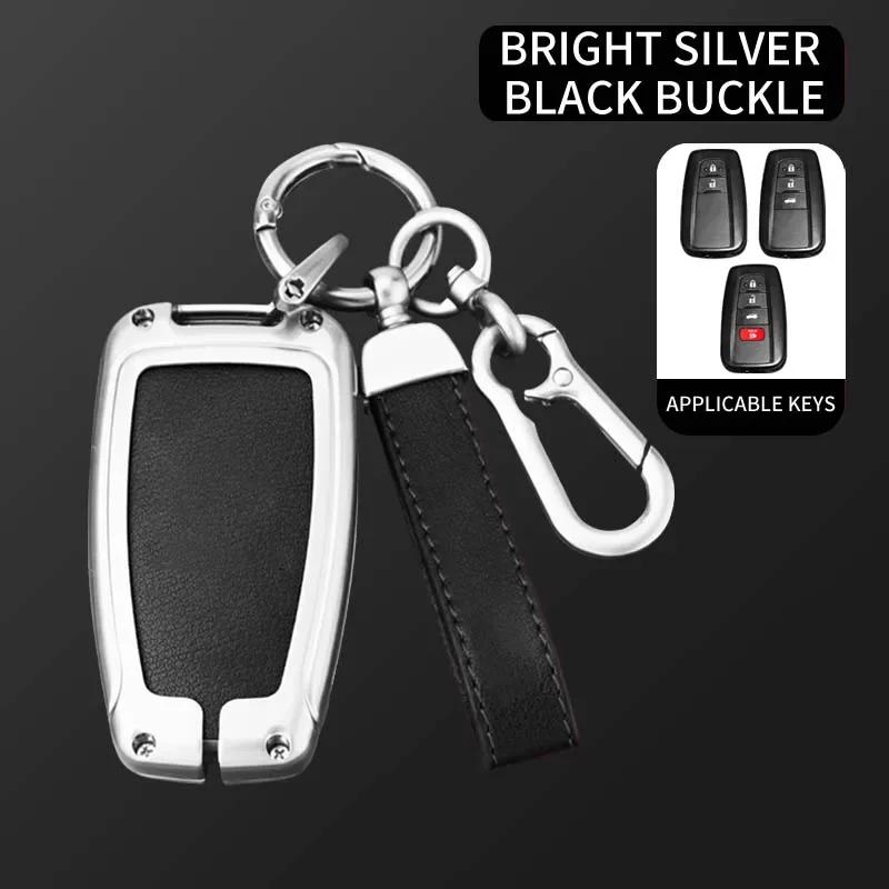 Car Remote Key Case Cover Shell Fob For Toyota Corolla Prius Camry CHR C-HR RAV4 Altis Land Cruiser Prado Keyless Accessories