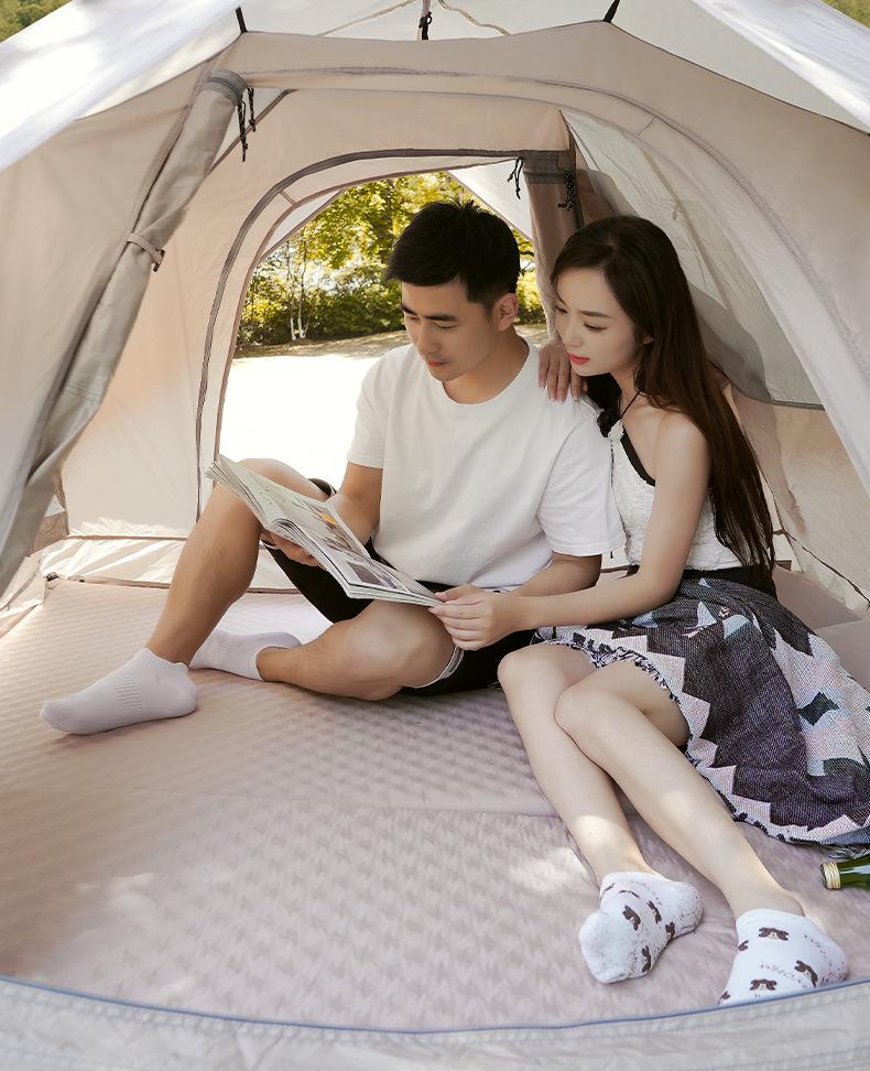 Portable Self-Inflating Camping Pad - Moisture-Proof and Thickened Sleeping Mat