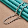 24 Solar Terms Wearable - 4mm Twist Rope Necklace for Men and Women, Jewelry Necklace Accessory - Suitable for Daily/Party/Wedding Gifts