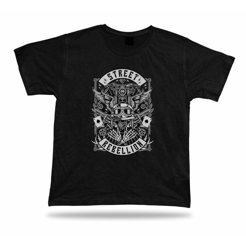 Street Rebellion Gangster Guns Stylish Modern T Shirt Tee Design Gift Present