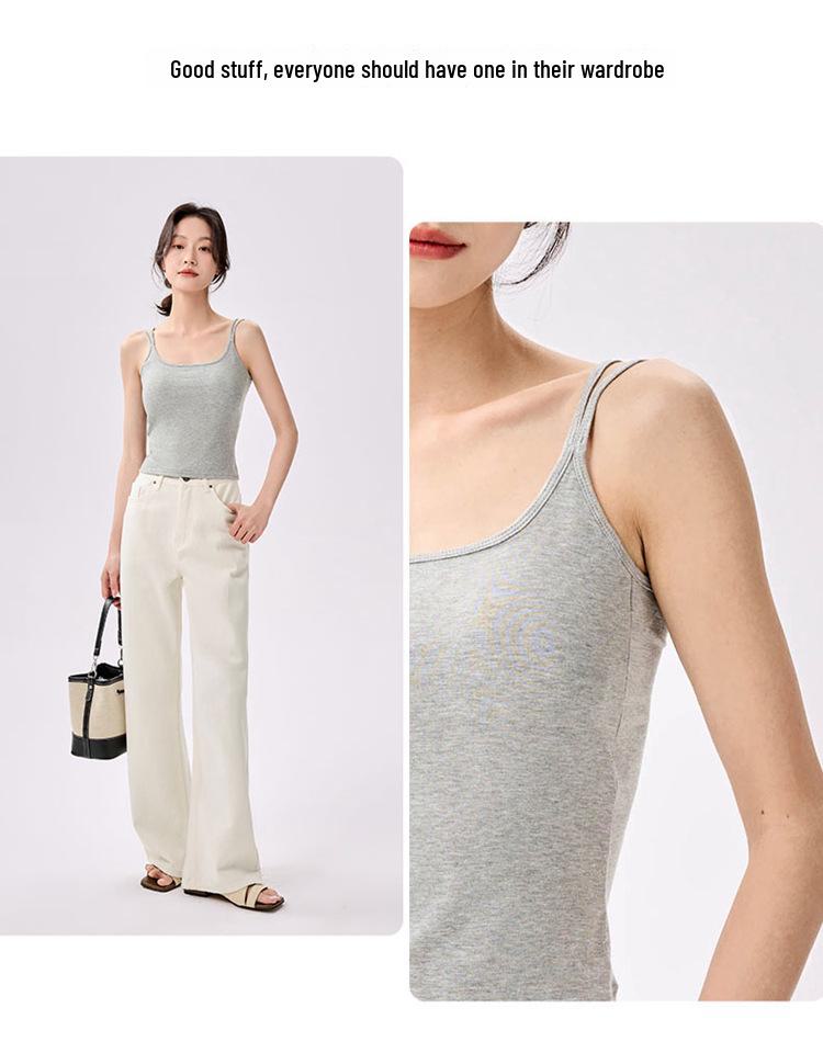 Bezešvá letní vesta bez rukávů s bočním krytím pro ženy