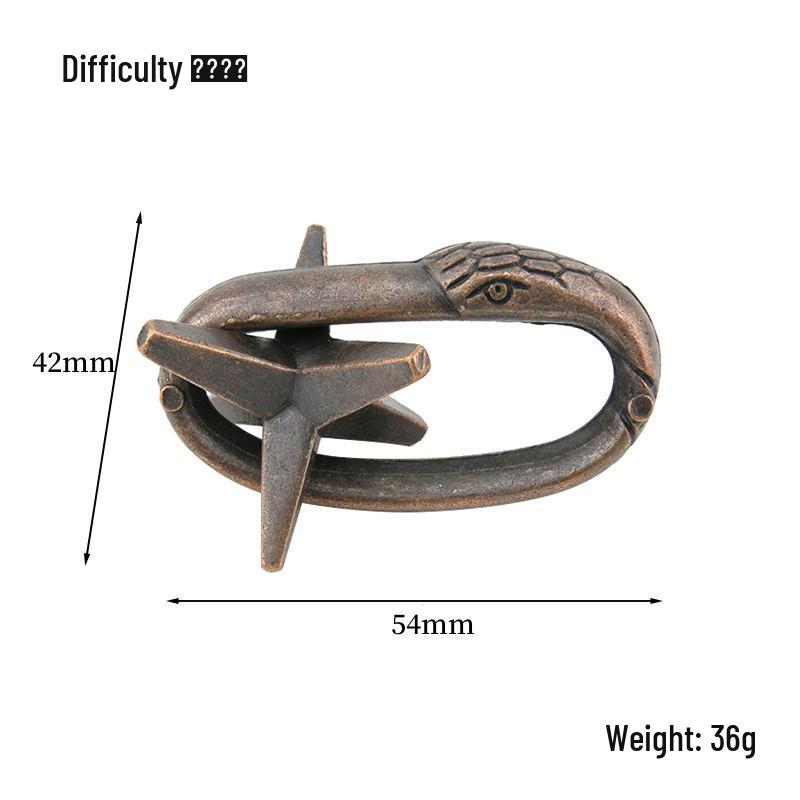 Kinder Intelligenz Puzzle Set: Luban- und Kongming-Schlösser, Neun ineinandergreifende Ringe, Hufeisenschloss - Trendiges Lernspielzeug auf TikTok