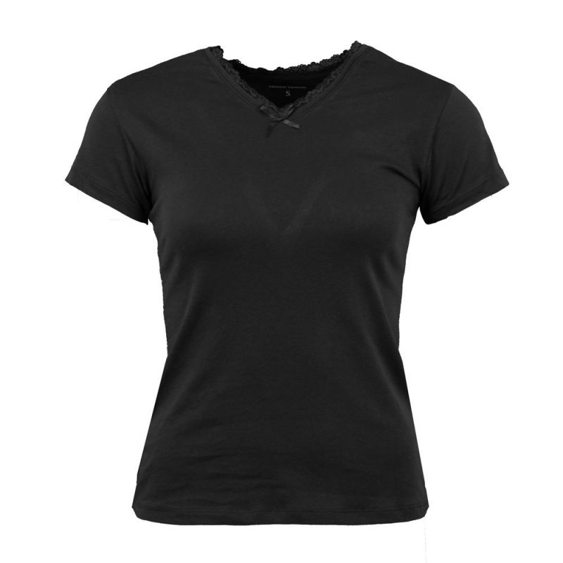 Tee shirt col v venezia avec dentelle Femme CHANTAL THOMASS