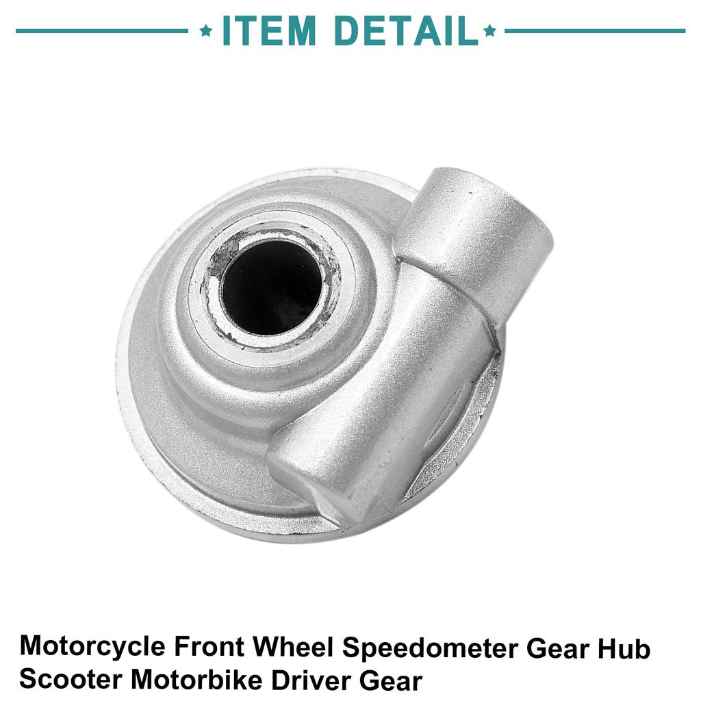 ACROPIX Přední osa motocyklového kola Kotoučová brzda Hnací kolo tachometru pro Suzuki Průměr otvoru 15 mm Stříbrný tón 1 ks