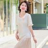 Elegant Summer T-Shirt for Middle-Aged Women