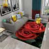 Multicolor Rose Flower Carpet for Lovers Bedroom Decor Rugs Living Room Carpet Kitchen Bedroom Door Entrance Non-slip Carpets