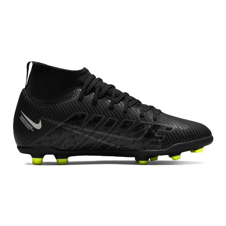 Nike Mercurial Superfly 9 Club FG MG Grade School 'Shadow Pack' (Unisex) Black / Summit White / Volt / Dark Smoke Grey Kids' Soccer Shoes