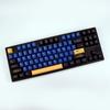 KBDiy Retro GMK Blue Samurai Keycap Korean Cherry Alice Split Space PBT Keycaps Custom For Aula F75 60 Mechanical Keyboard Gamer