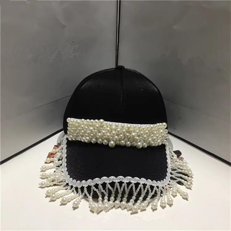 

Весенняя кисточка с жемчугом и атласным блеском, модная женская бейсболка, женская шляпа для отдыха head size 57cm
