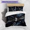 Set Biancheria da Letto 3 Pezzi con Stampa Pattern Juventus FC Morbido Delicato sulla Pelle Lavabile Copripiumino e Federe Set Stagione Unica Camera da Letto