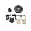 King Size Grind Dial Adjusting Knob for Eureka Mignon Coffee Grinders Stainless Steel Black Precision Grinding Adjustment