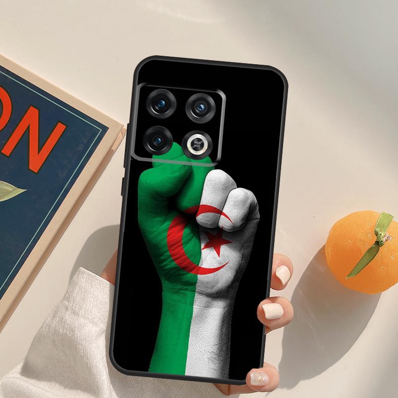Flag Of Algeria Case For OnePlus 12R 13R 13T 10R 15 13 12 11 10T 8T Nord CE 4 3 2 Lite N20 N30 Nord 5 Cover