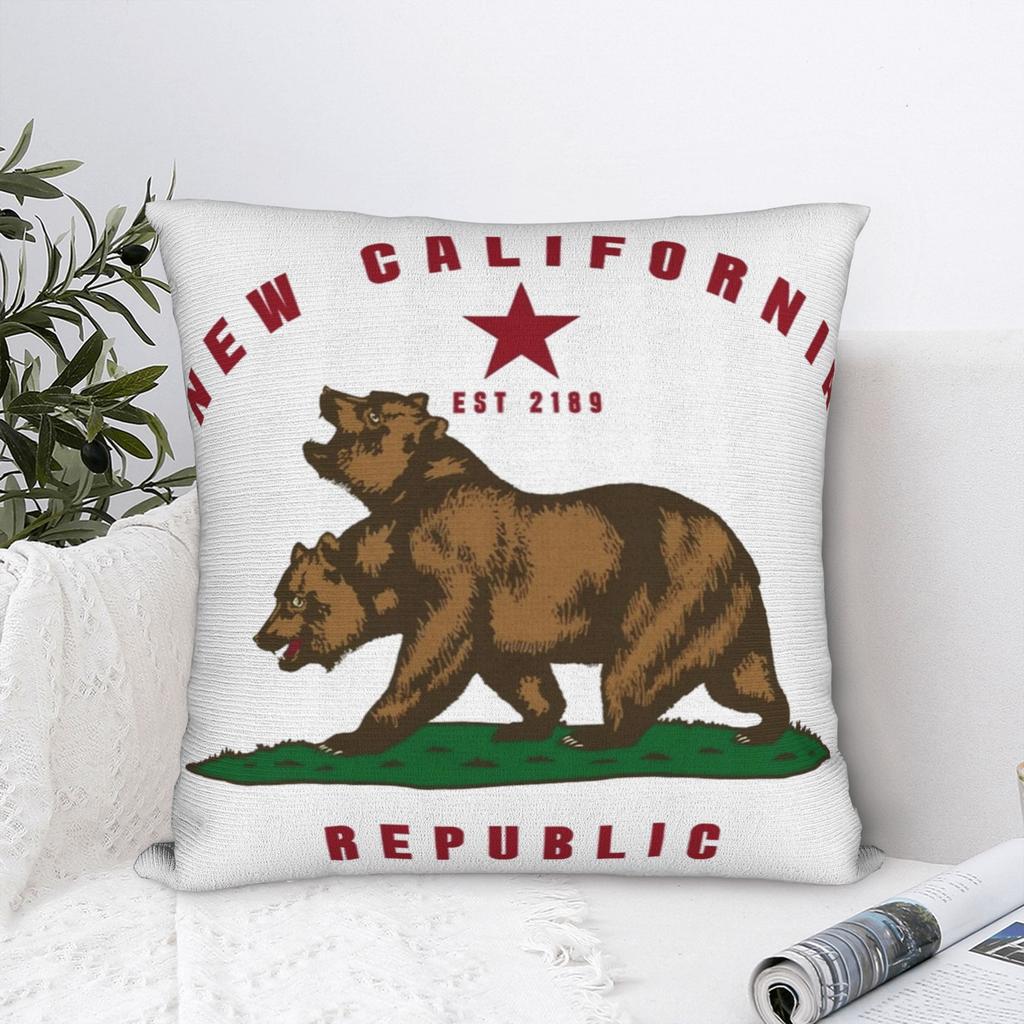 Republic California Pillow Covers Merch Printed Cushion Cover Gift Throw Pillow Case Cover Home Multi Size