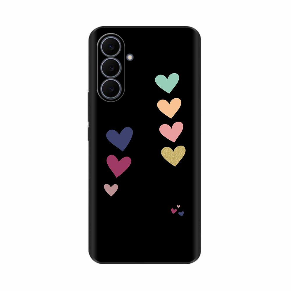 For Samsung Galaxy S25 FE Case Sweet Patterns Soft Liquid Silicone Cover For Samsung S25 FE Phone Cases S25FE Shockproof Fudnas