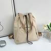 Nylon Tote Bucket Bag New Sports Wind Leisure Backpack Large Capacity Lightweight Travel Shoulder Bag