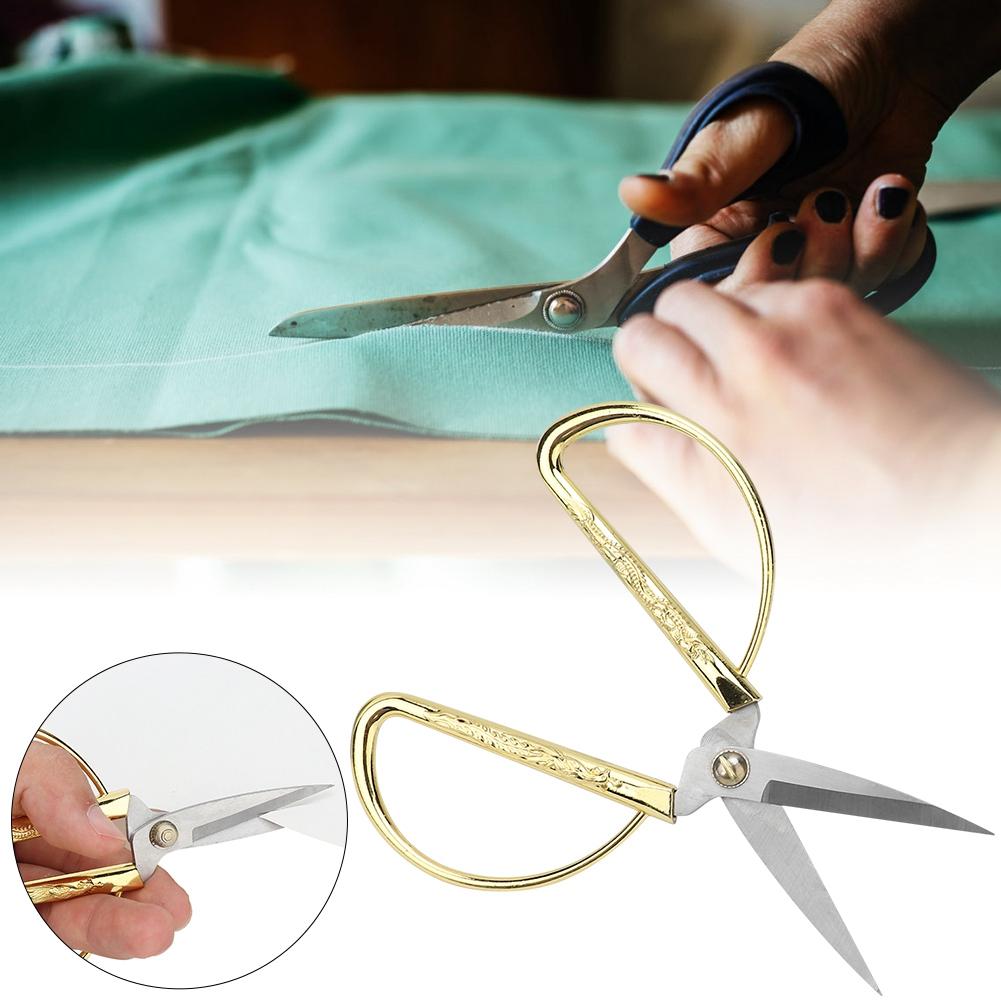 Household Stainless Steel Scissors with Beautiful Chinese Dragon Phoenix Pattern Handle (3.5 )